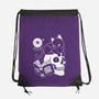 Cat Dominate-none drawstring bag-Eoli Studio