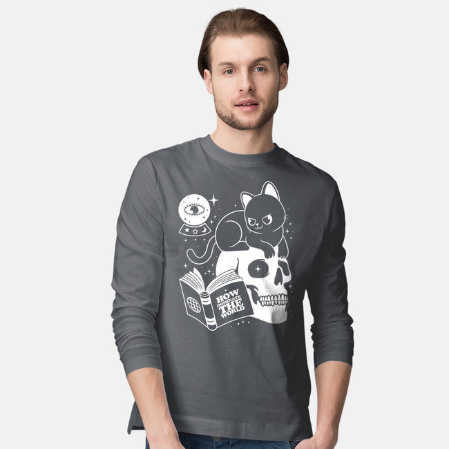 Cat Dominate-mens long sleeved tee-Eoli Studio