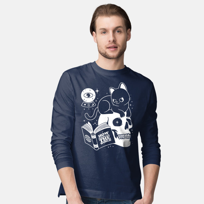 Cat Dominate-mens long sleeved tee-Eoli Studio