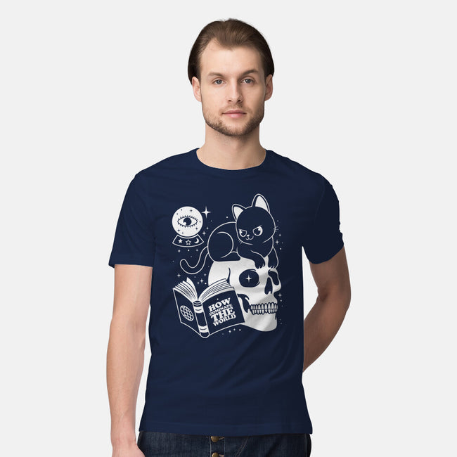 Cat Dominate-mens premium tee-Eoli Studio