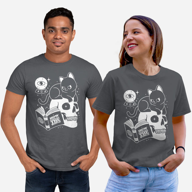 Cat Dominate-unisex basic tee-Eoli Studio