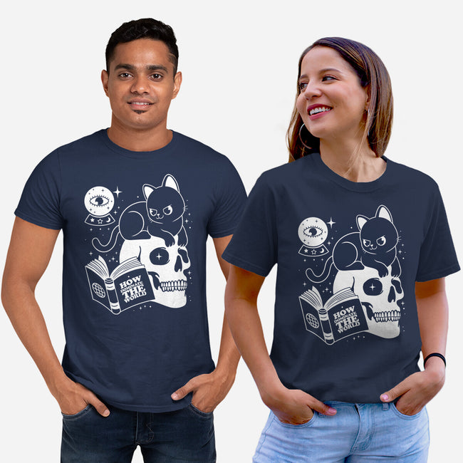 Cat Dominate-unisex basic tee-Eoli Studio