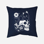 Cat Dominate-none removable cover w insert throw pillow-Eoli Studio