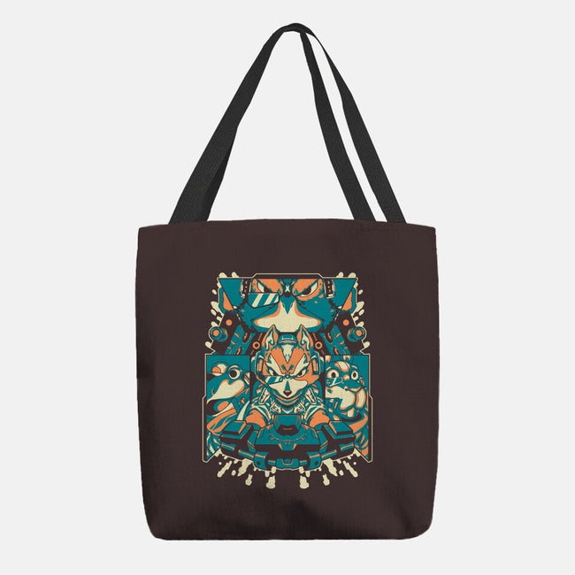It's A Trap-none basic tote bag-1Wing
