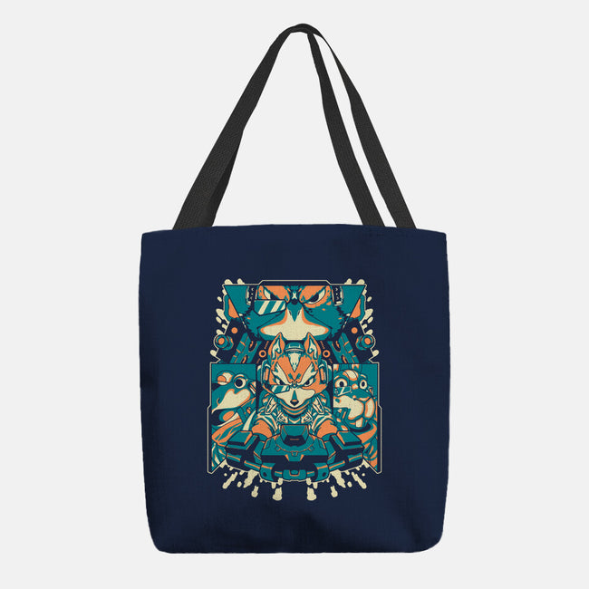 It's A Trap-none basic tote bag-1Wing