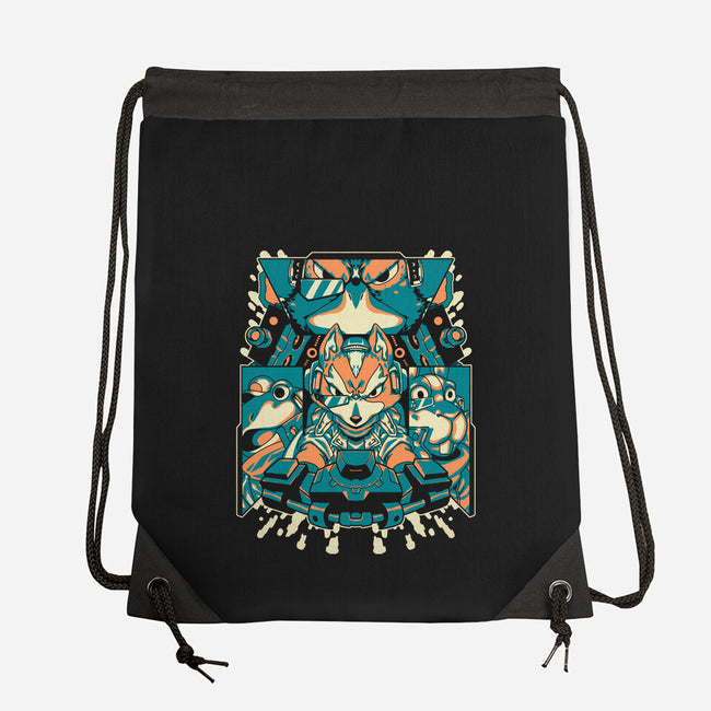 It's A Trap-none drawstring bag-1Wing