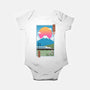 Shinkansen In Mt. Fuji-baby basic onesie-vp021