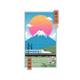 Shinkansen In Mt. Fuji-none indoor rug-vp021