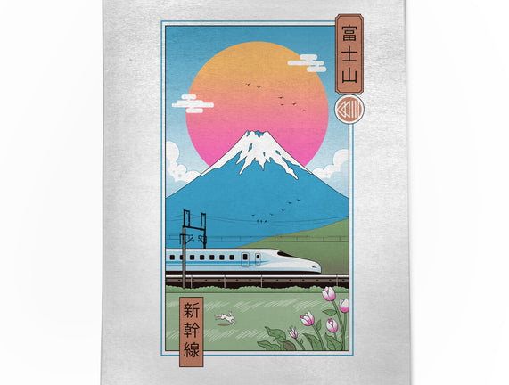 Shinkansen In Mt. Fuji