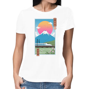 Shinkansen In Mt. Fuji