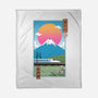 Shinkansen In Mt. Fuji-none fleece blanket-vp021