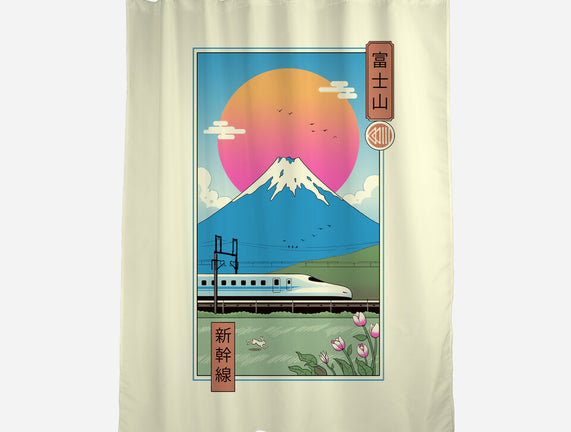 Shinkansen In Mt. Fuji