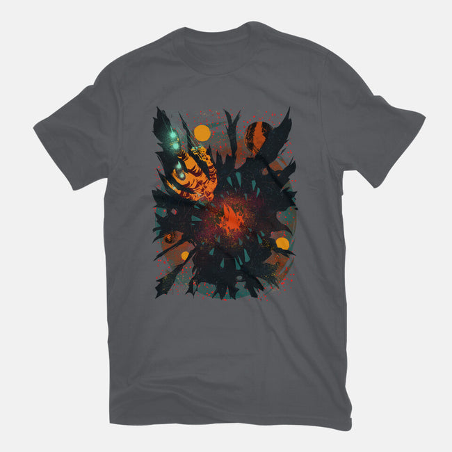 Space Eater-womens basic tee-Estevan Silveira