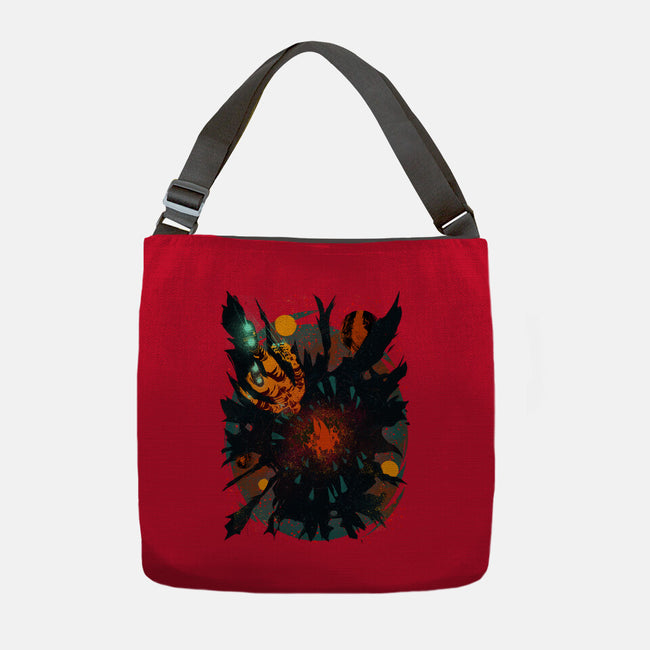 Space Eater-none adjustable tote bag-Estevan Silveira