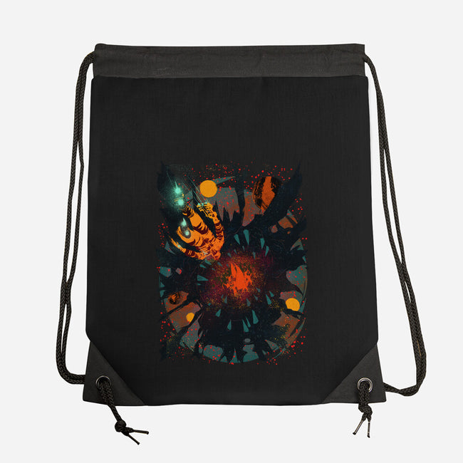 Space Eater-none drawstring bag-Estevan Silveira