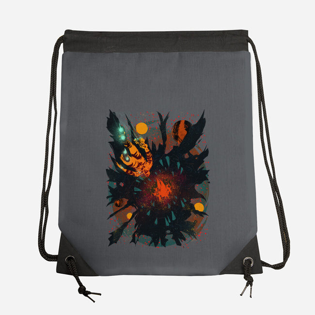 Space Eater-none drawstring bag-Estevan Silveira