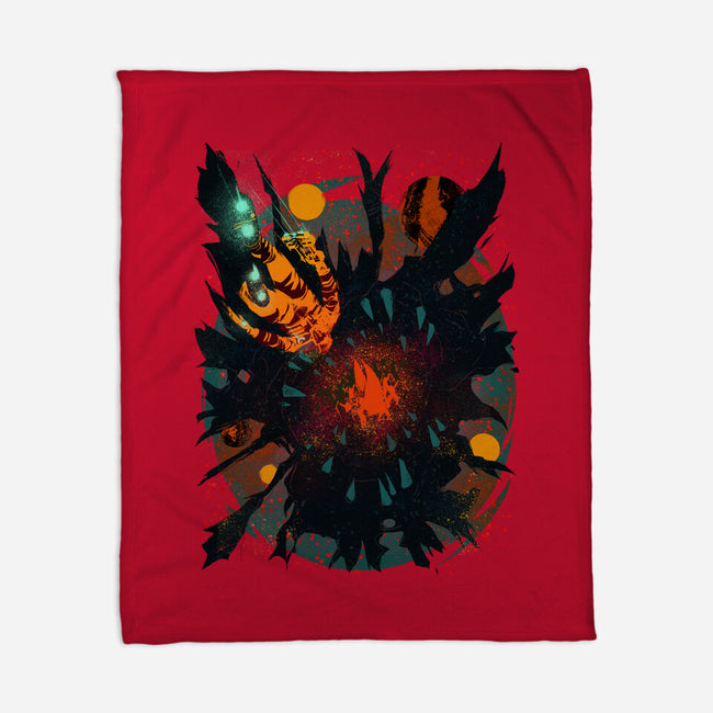 Space Eater-none fleece blanket-Estevan Silveira