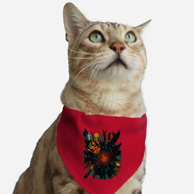 Space Eater-cat adjustable pet collar-Estevan Silveira