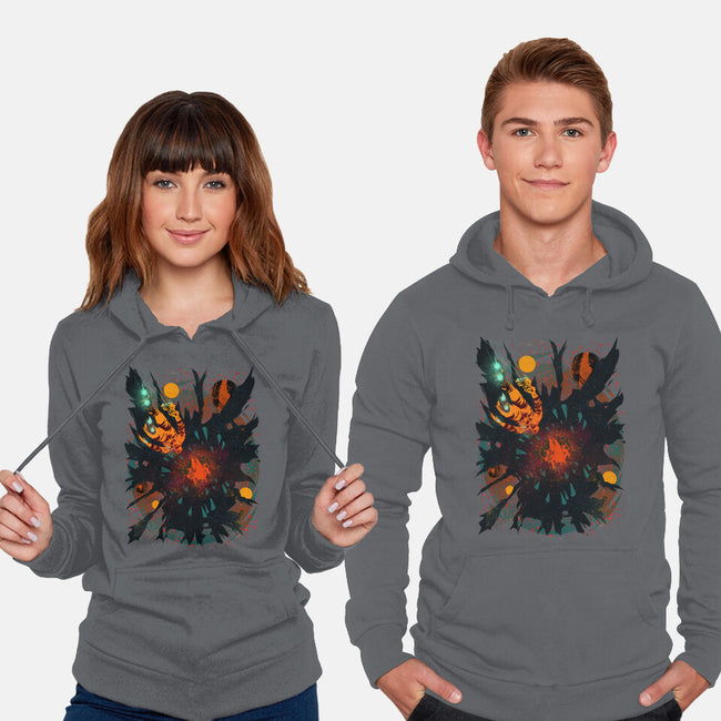 Space Eater-unisex pullover sweatshirt-Estevan Silveira