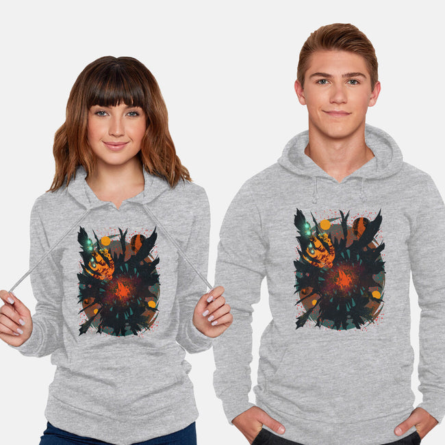 Space Eater-unisex pullover sweatshirt-Estevan Silveira