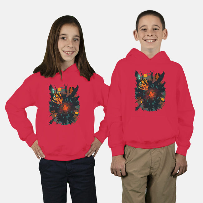 Space Eater-youth pullover sweatshirt-Estevan Silveira