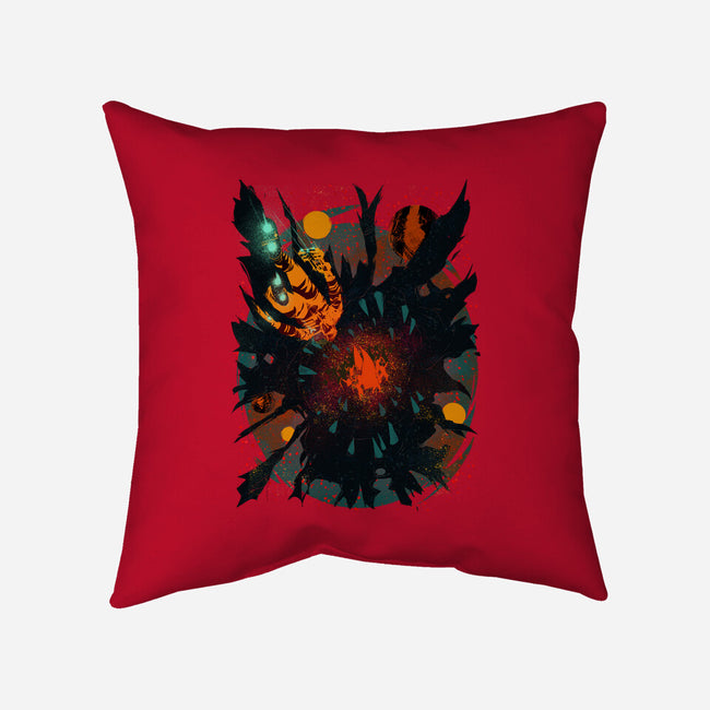 Space Eater-none removable cover w insert throw pillow-Estevan Silveira