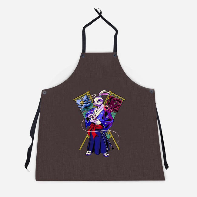 Blade Of Hares-unisex kitchen apron-heydale