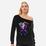 Blade Of Hares-womens off shoulder sweatshirt-heydale