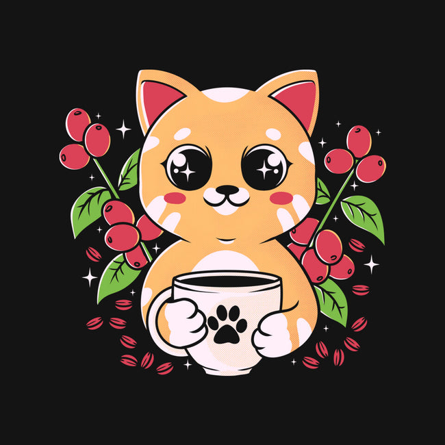 Coffee Cat-none glossy sticker-Eoli Studio