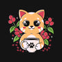 Coffee Cat-youth pullover sweatshirt-Eoli Studio
