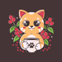 Coffee Cat-none glossy sticker-Eoli Studio