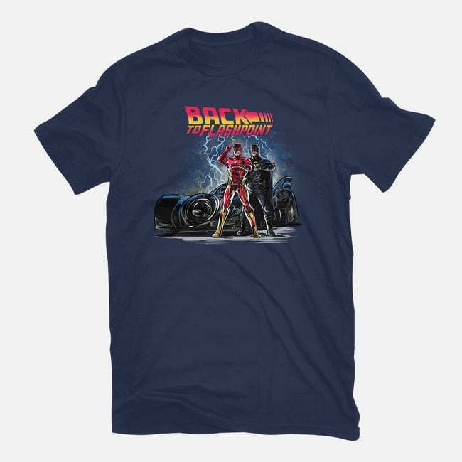Back To Flashpoint-womens fitted tee-zascanauta