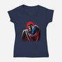 Super Adventures-womens v-neck tee-zascanauta