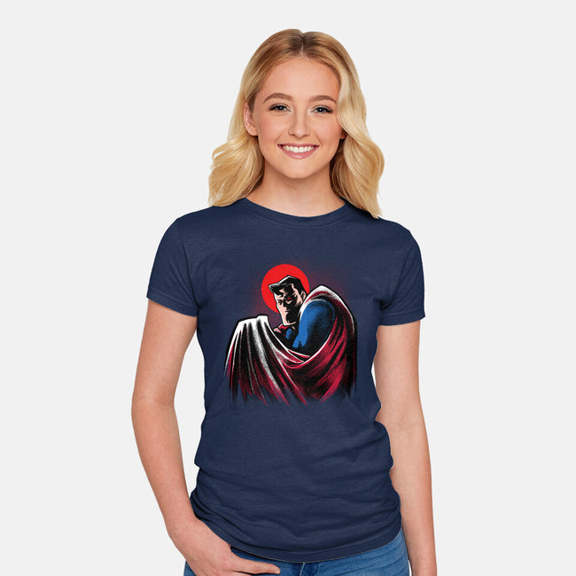 Super Adventures-womens fitted tee-zascanauta