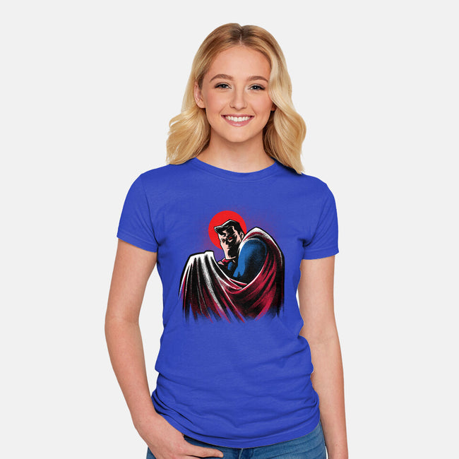 Super Adventures-womens fitted tee-zascanauta