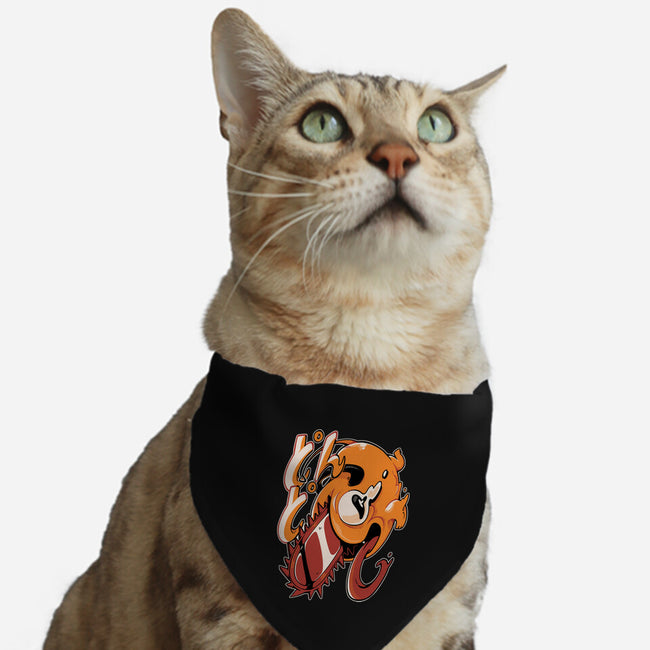 Chainsaw Chibi-cat adjustable pet collar-Kabuto Studio