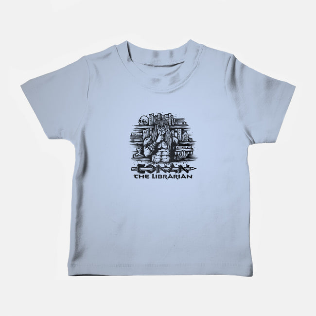 Conan The Librarian-baby basic tee-kg07