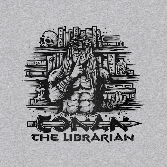 Conan The Librarian-womens racerback tank-kg07