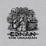 Conan The Librarian-womens off shoulder sweatshirt-kg07