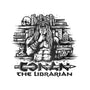 Conan The Librarian-womens racerback tank-kg07
