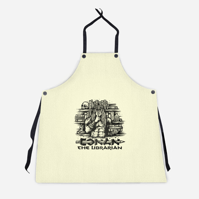 Conan The Librarian-unisex kitchen apron-kg07