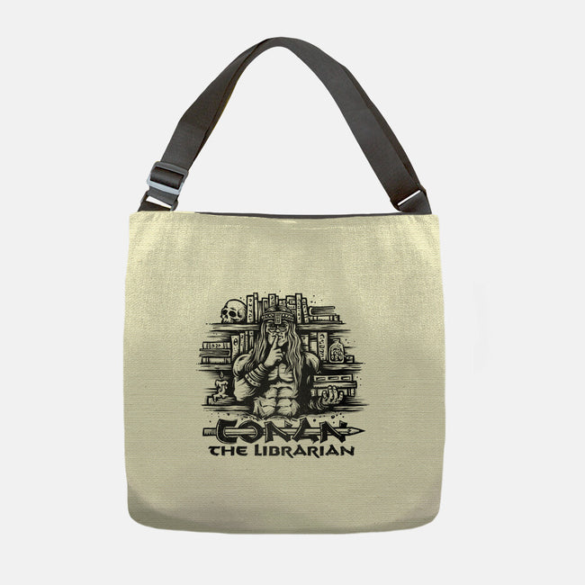 Conan The Librarian-none adjustable tote bag-kg07