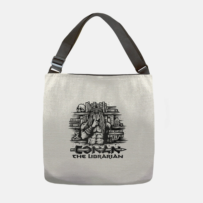 Conan The Librarian-none adjustable tote bag-kg07