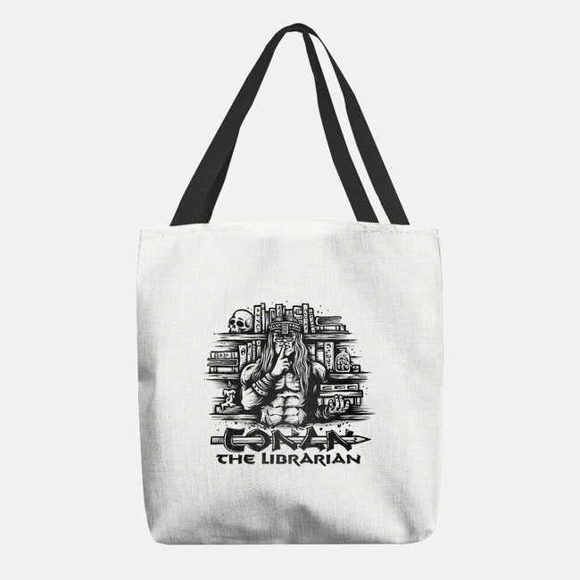 Conan The Librarian-none basic tote bag-kg07