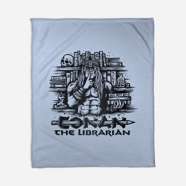 Conan The Librarian-none fleece blanket-kg07