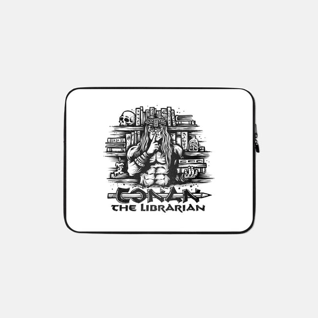 Conan The Librarian-none zippered laptop sleeve-kg07