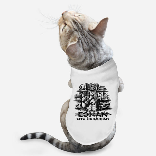 Conan The Librarian-cat basic pet tank-kg07