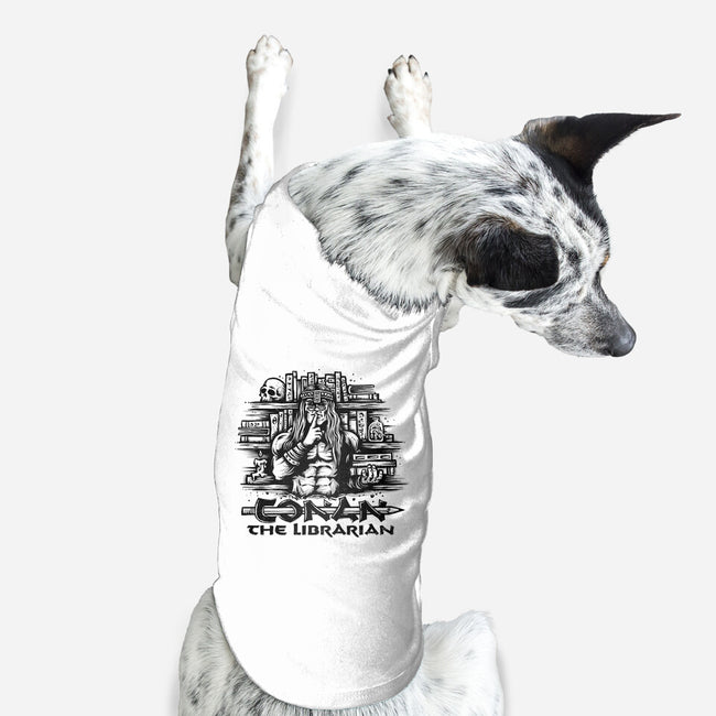 Conan The Librarian-dog basic pet tank-kg07