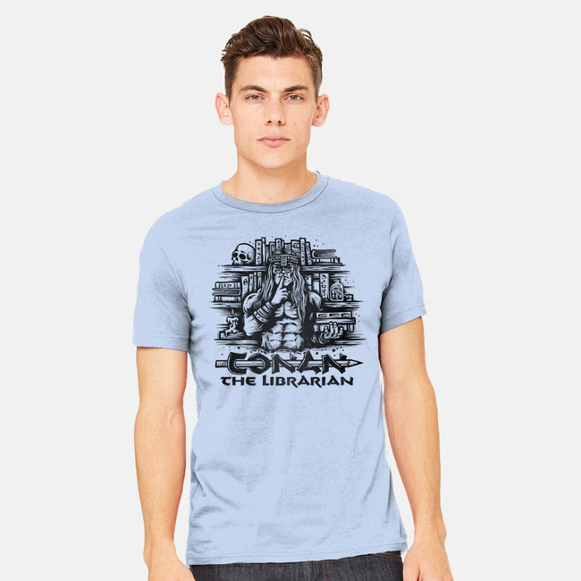 Conan The Librarian-mens heavyweight tee-kg07