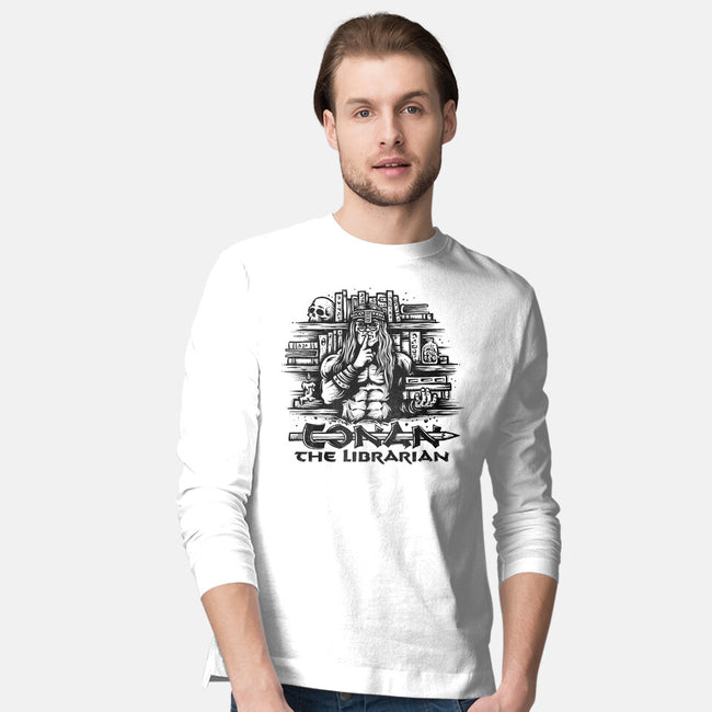 Conan The Librarian-mens long sleeved tee-kg07